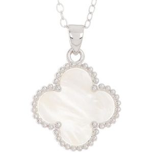 ADORNIA mother of pearl quarterfoil NWT